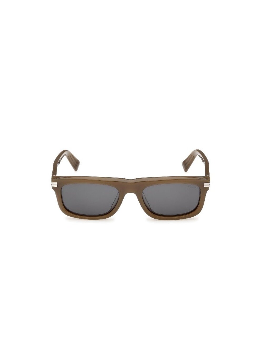 New Zegna Men's Sunglasses Green Grey Lens Injected Frame EZ0301 98A 53